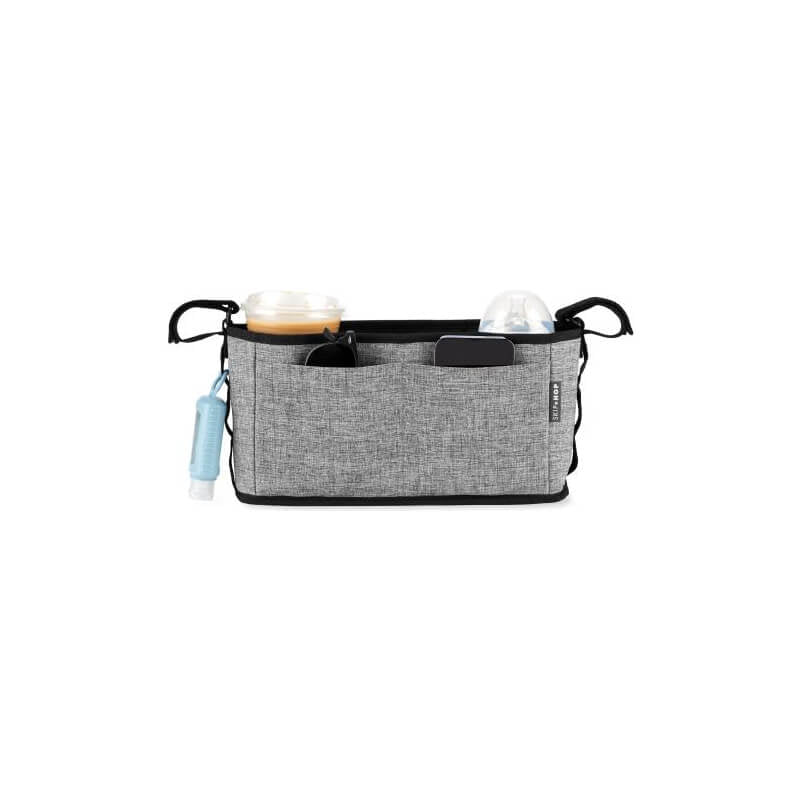 Grab & Go Ultra Stroller Organiser - Grey Melange