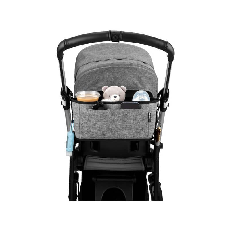 Skip Hop Grab & Go Ultra Stroller Organiser - Grey Melange