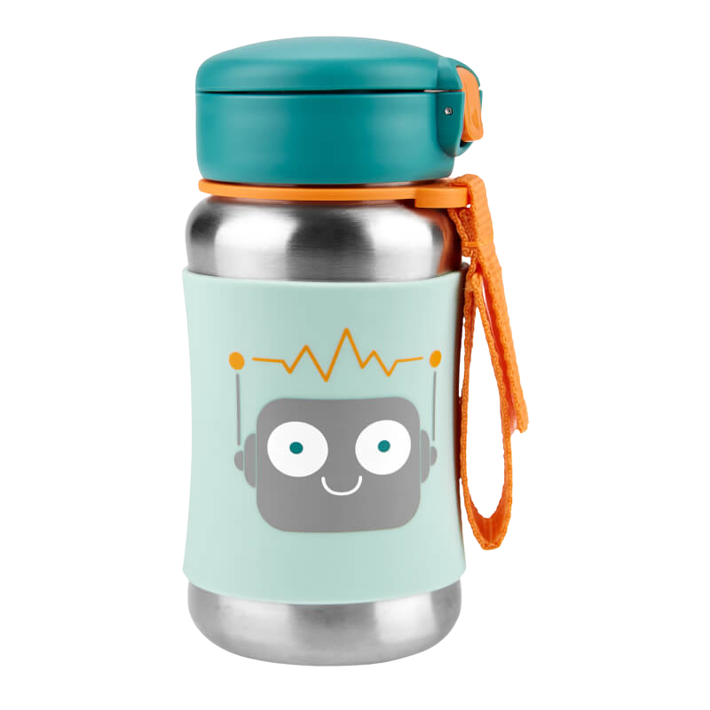 Spark Style Stainless Steel Straw Bottle 350ml