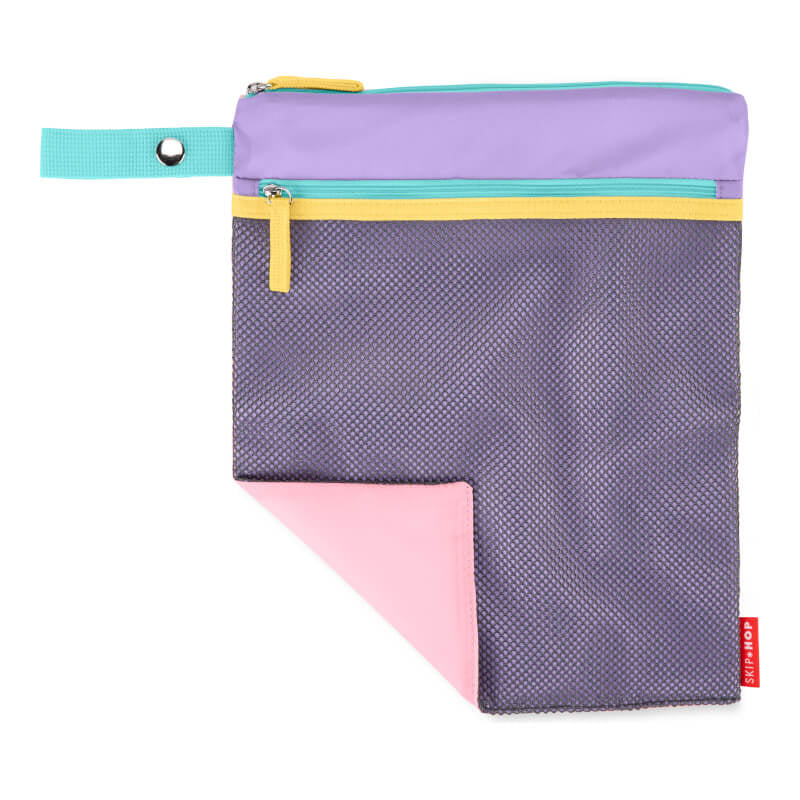 Skip Hop Spark Style Wet Bag - Purple/Pink