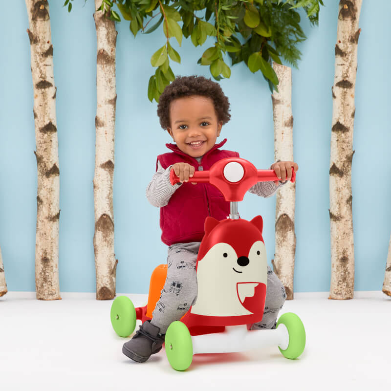 Zoo 3 in 1 Ride On Toy - Fox