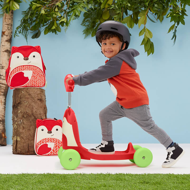 Skip Hop Zoo 3-in-1 Ride On Toy - Fox