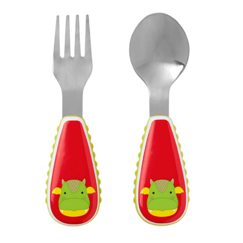 Skip Hop Zootensils Fork & Spoon - Dragon