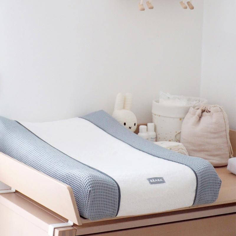 Beaba Sofalange Changing Mat Cover - Light Mist