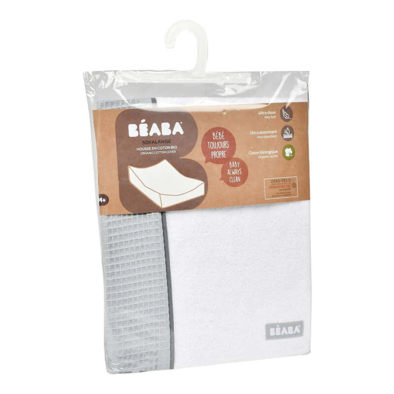 Beaba Sofalange Changing Mat Cover - Light Mist