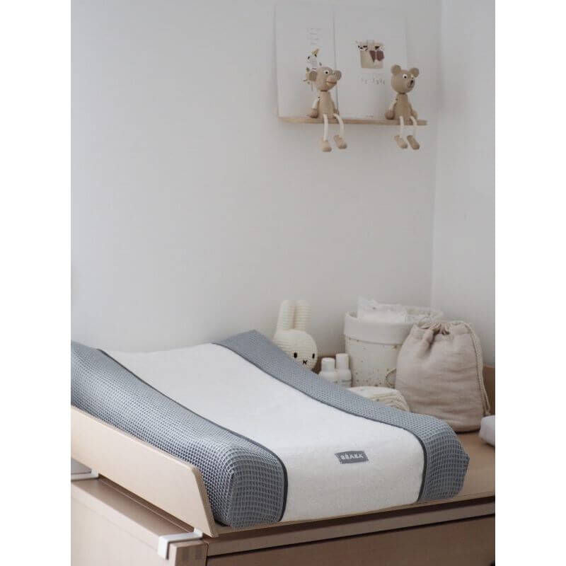Beaba Sofalange Changing Mat Cover - Light Mist