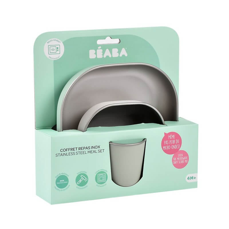Stainless Steel Meal Set - Sage Green