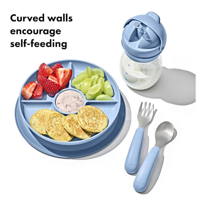 Stick & Stay Suction Divided Plate