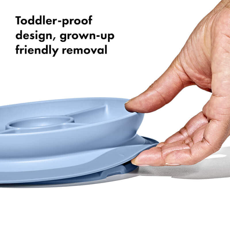 Stick & Stay Suction Divided Plate