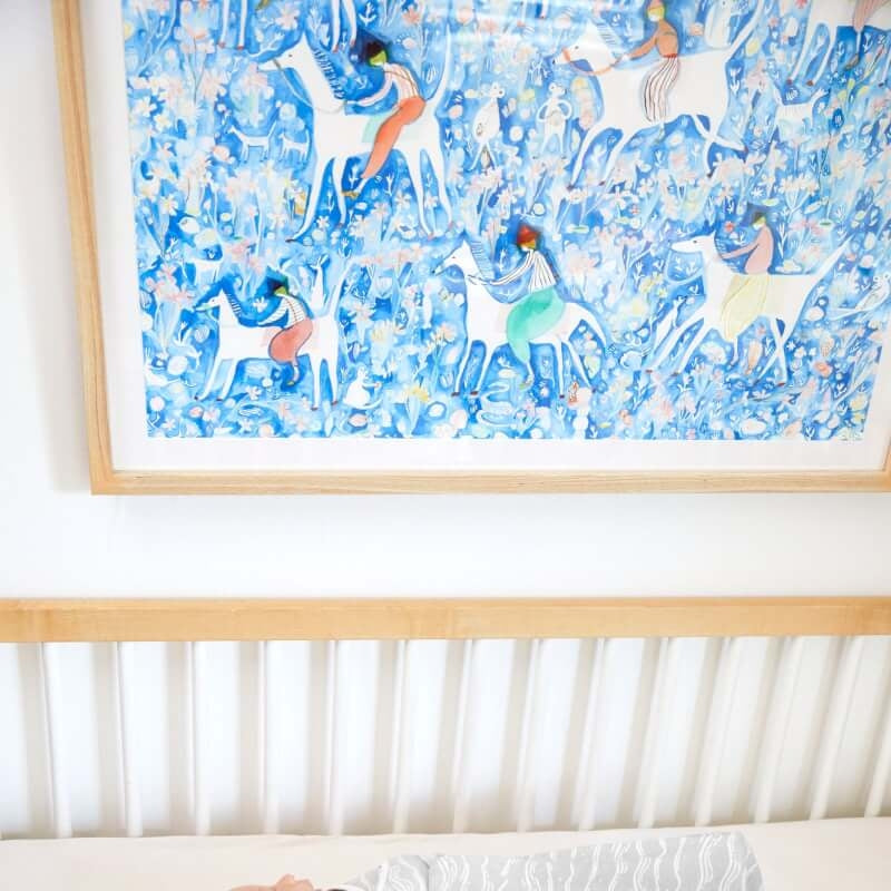 Ergobaby Swaddler - Silver Waves