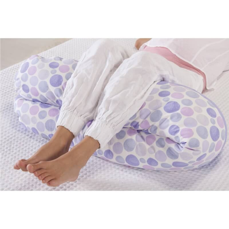 Theraline Pregnancy Pillow - Dancing Leaves Taupe