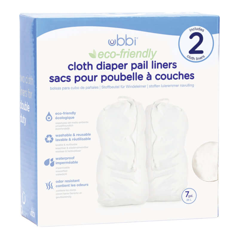 Ubbi Cloth Diaper Pail Liner Twin-Pack