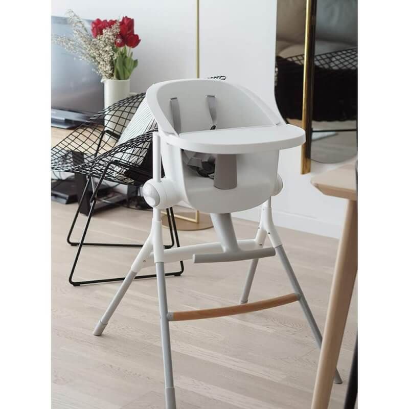 Beaba Up & Down High Chair - Grey/White