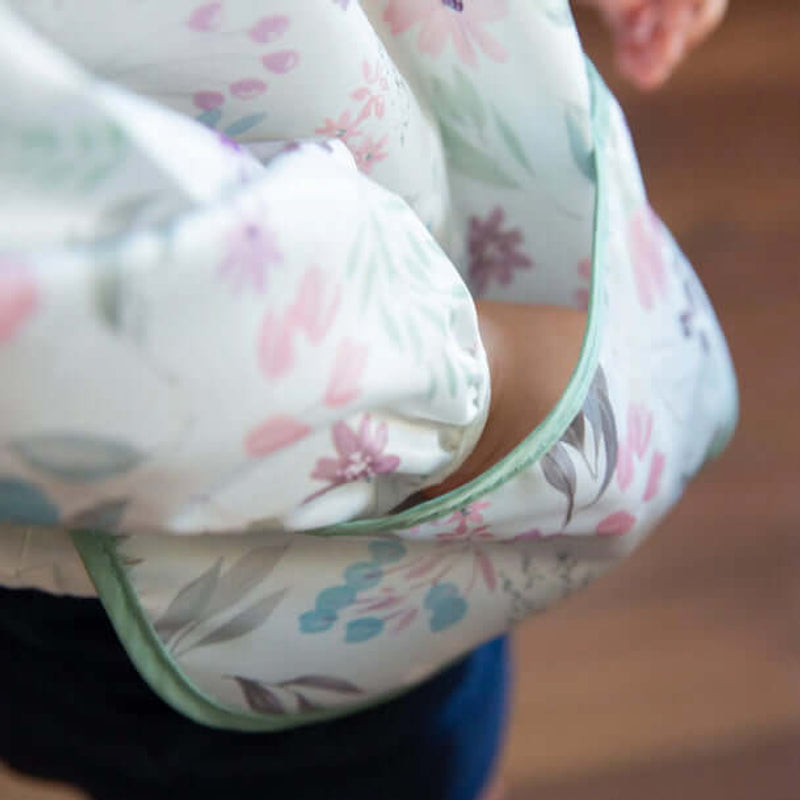 Bumkins Waterproof Sleeved Bib - Floral