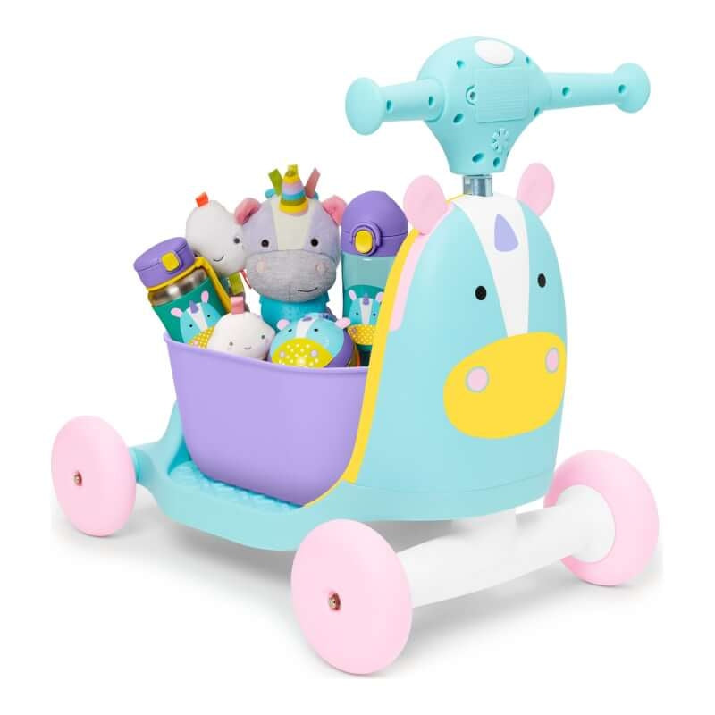 Skip Hop Zoo 3-in-1 Ride On Toy - Unicorn