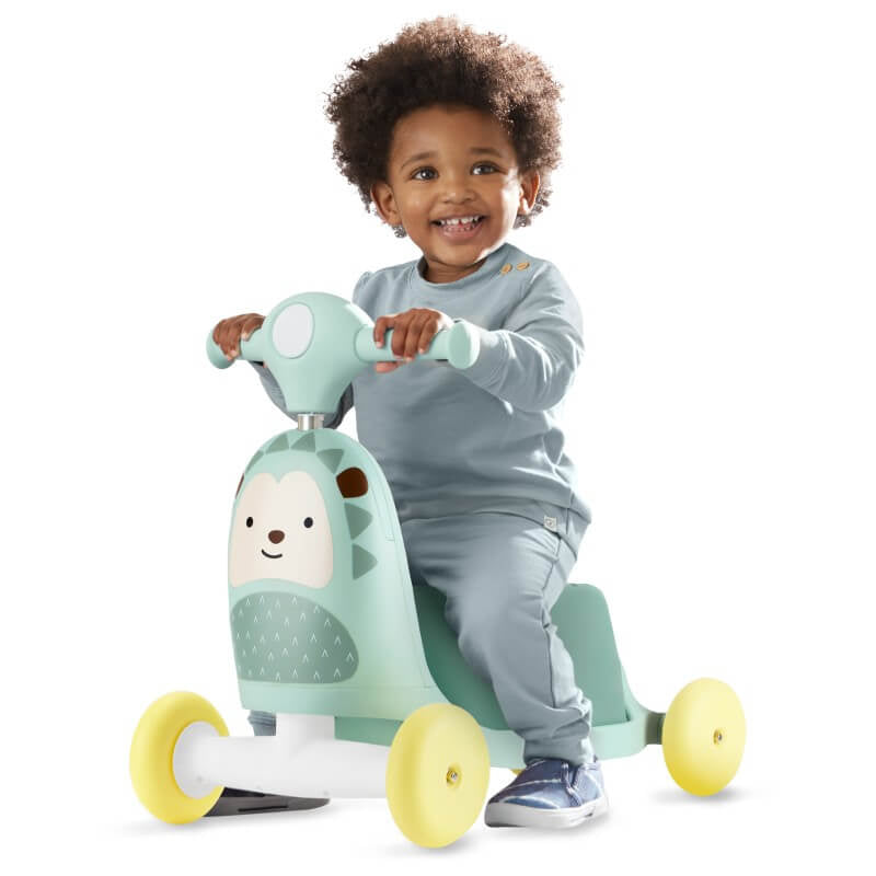 Zoo 3 in 1 Ride On Toy - Hedgehog