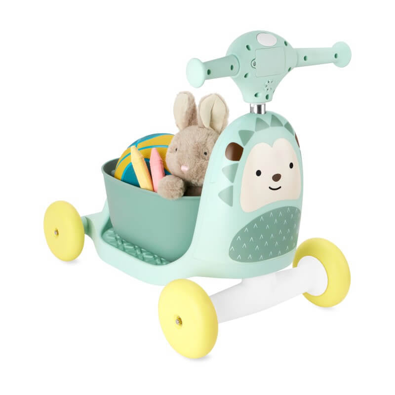 Skip Hop Zoo 3-in-1 Ride On Toy - Hedgehog