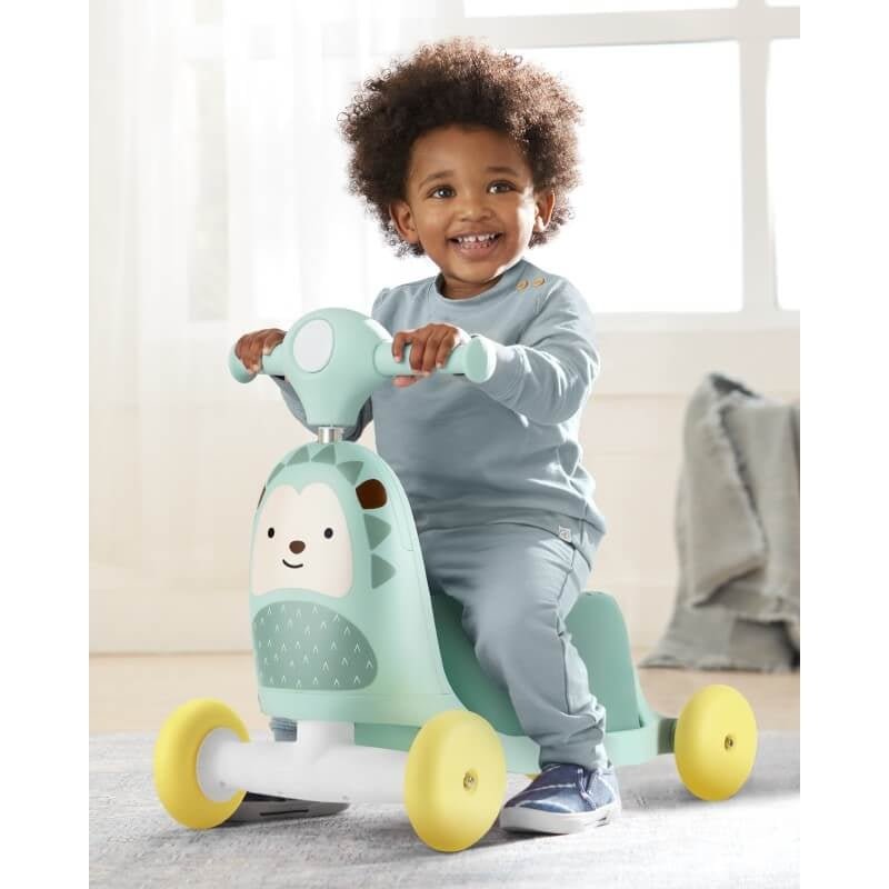 Zoo 3 in 1 Ride On Toy - Hedgehog