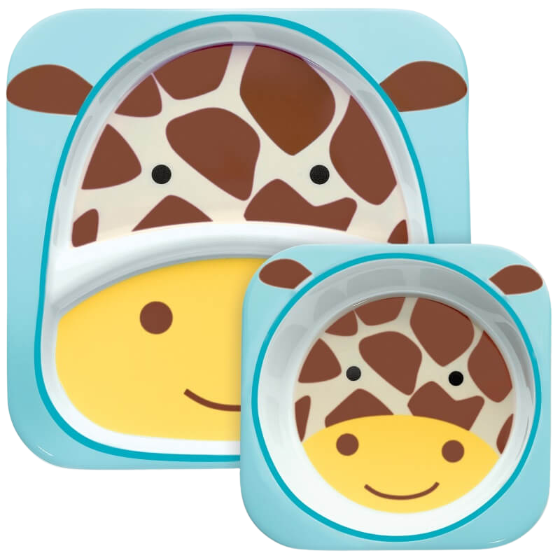 Skip Hop Zoo Tabletop Melamine Set - Giraffe