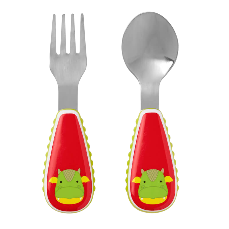 Skip Hop Zootensils Fork & Spoon - Dragon