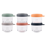 150ml Glass Containers - 6 Pack
