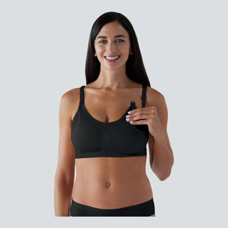 Bravado Designs 2-in-1 Pumping and Nursing Bra - Black