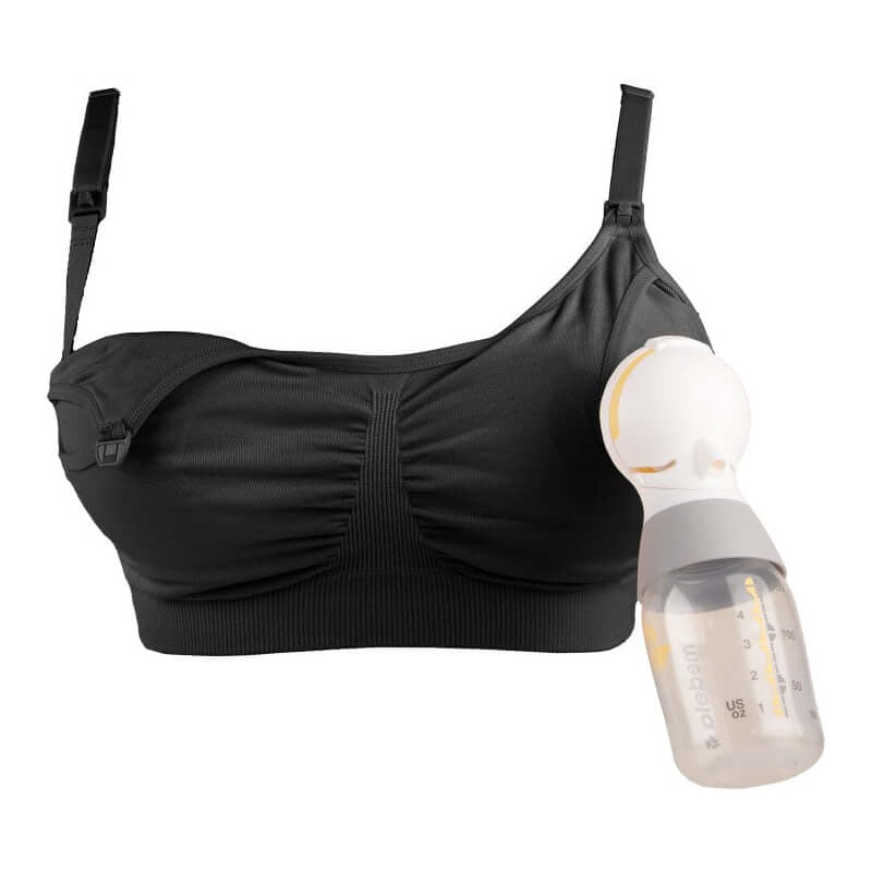 Bravado Designs 2-in-1 Pumping and Nursing Bra - Black