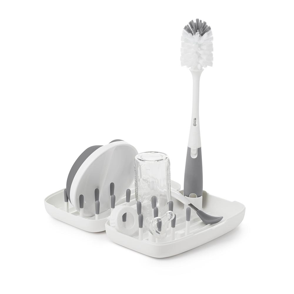 On The Go Drying Rack with Bottle Brush