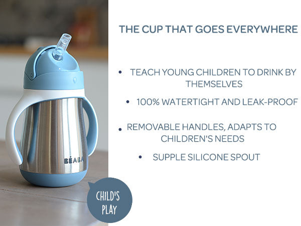 Stainless Steel Straw Cup 250ml