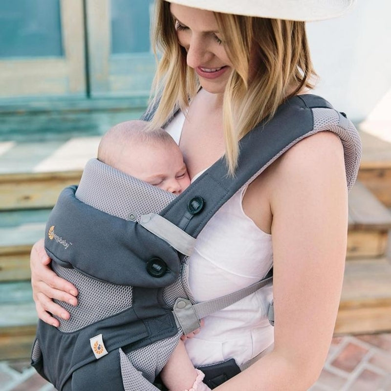 Ergobaby Easy Snug Infant Insert - Grey, Cool Air Mesh