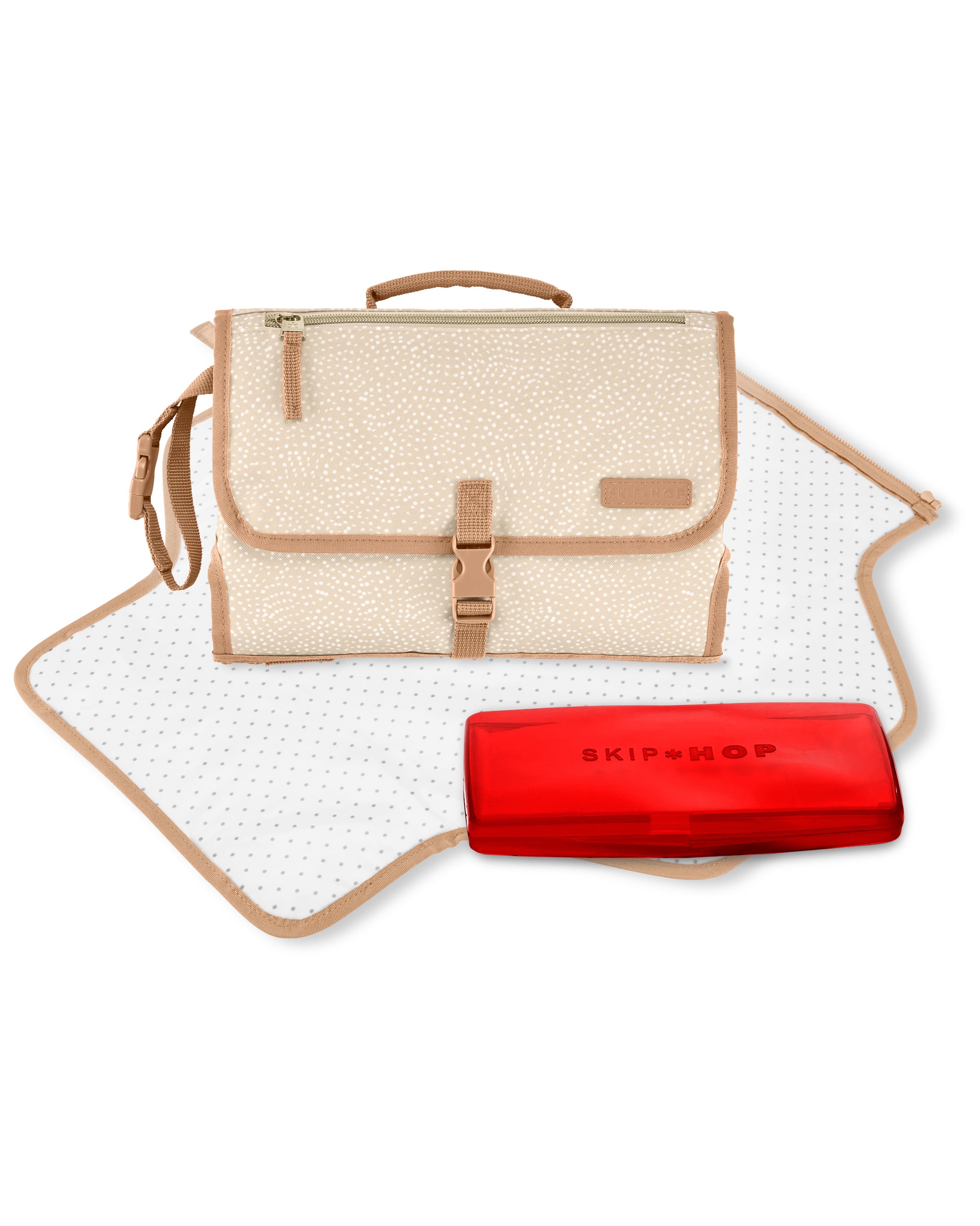 Skip Hop Pronto® Signature Changing Station - Beige Swirl Dot