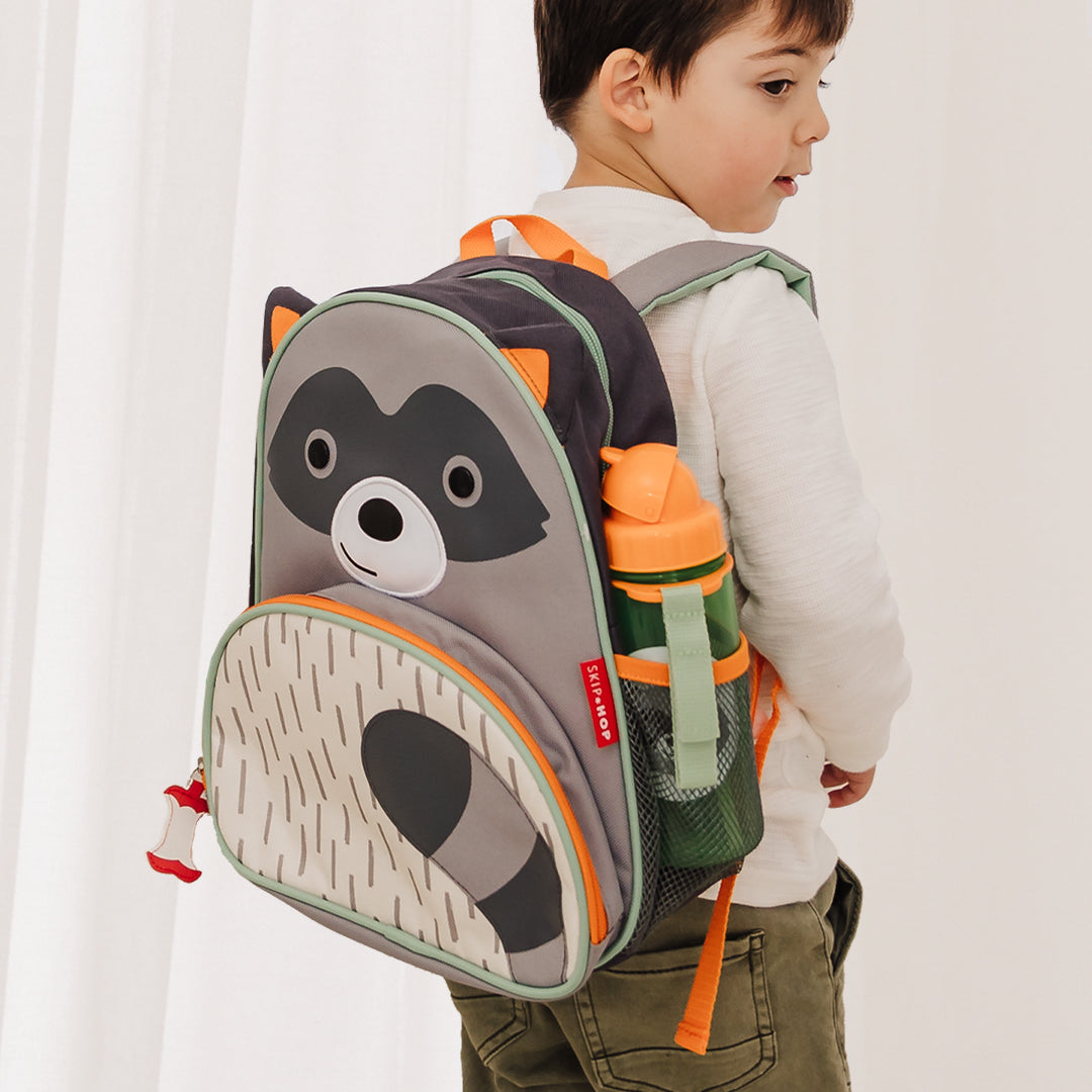 Skip Hop ZOO PP Straw Bottle 390ml - Raccoon