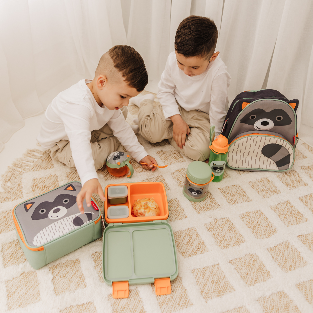 Skip Hop ZOO PP Straw Bottle 390ml - Raccoon