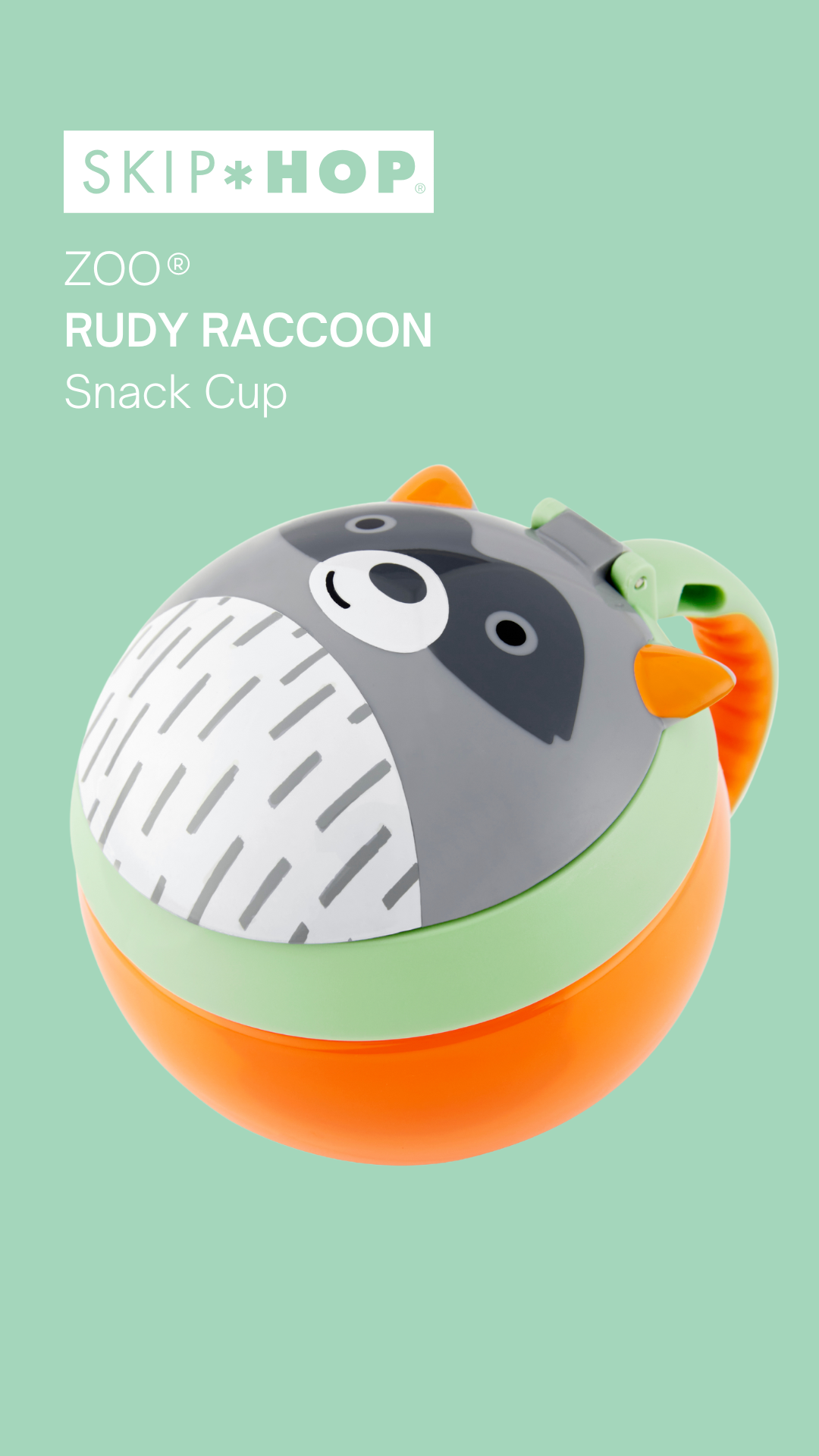 Zoo Snack Cup - Raccoon