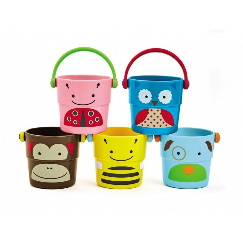 Skip Hop Explore & More - Zoo Stack & Pour Buckets