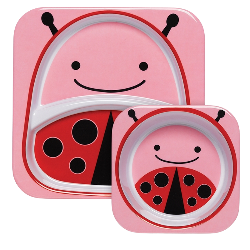 Skip Hop Zoo Tabletop Melamine Set - Ladybug