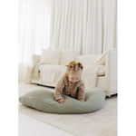 Maternity and Nursing Pillow - Sage Muslin