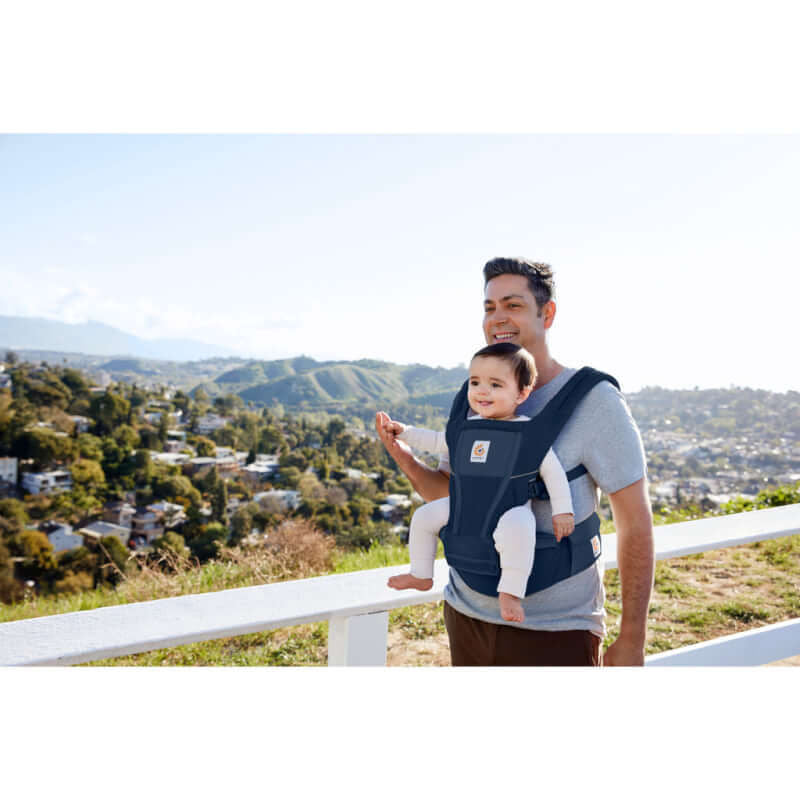 Ergobaby Alta Hip Seat Baby Carrier - SoftFlex™ Mesh - Midnight Blue
