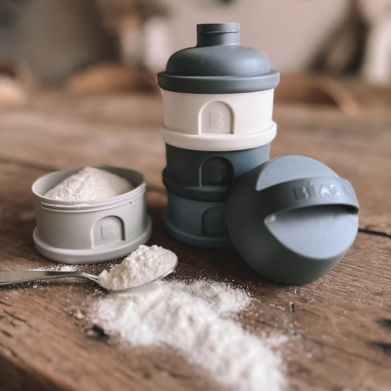 Formula & Snacks Container - Mineral Grey/Blue