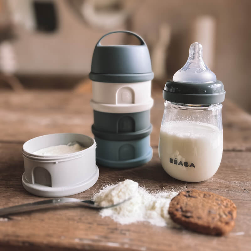 Formula & Snacks Container - Mineral Grey/Blue