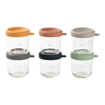 250ml Glass Containers - 6 Pack
