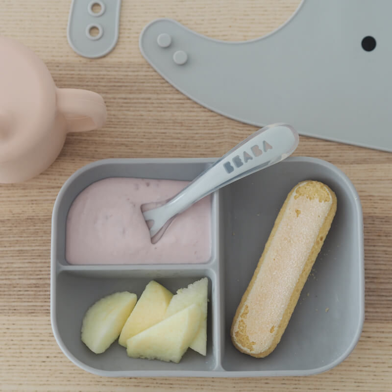 Beaba Silicone Learning Meal Set - Pink