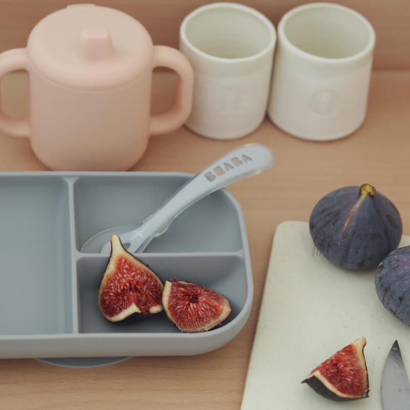 Beaba Silicone Learning Meal Set - Pink