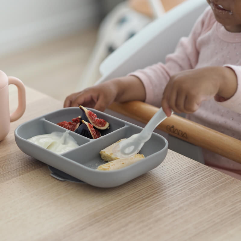 Beaba Silicone Learning Meal Set - Pink