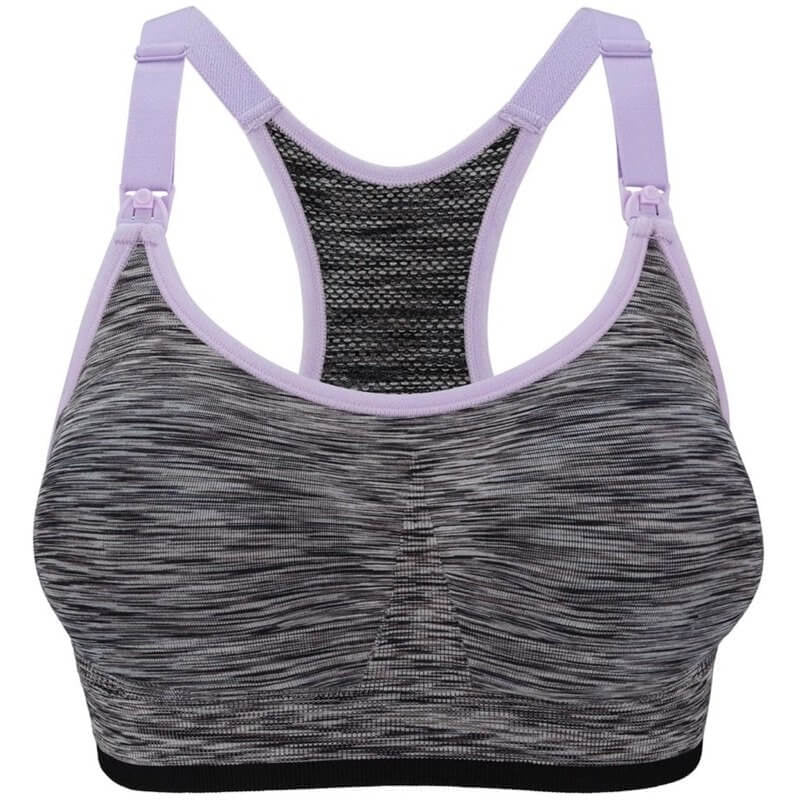 Bravado Designs Body Silk Seamless Rhythm Nursing Bra - Black Spacedye