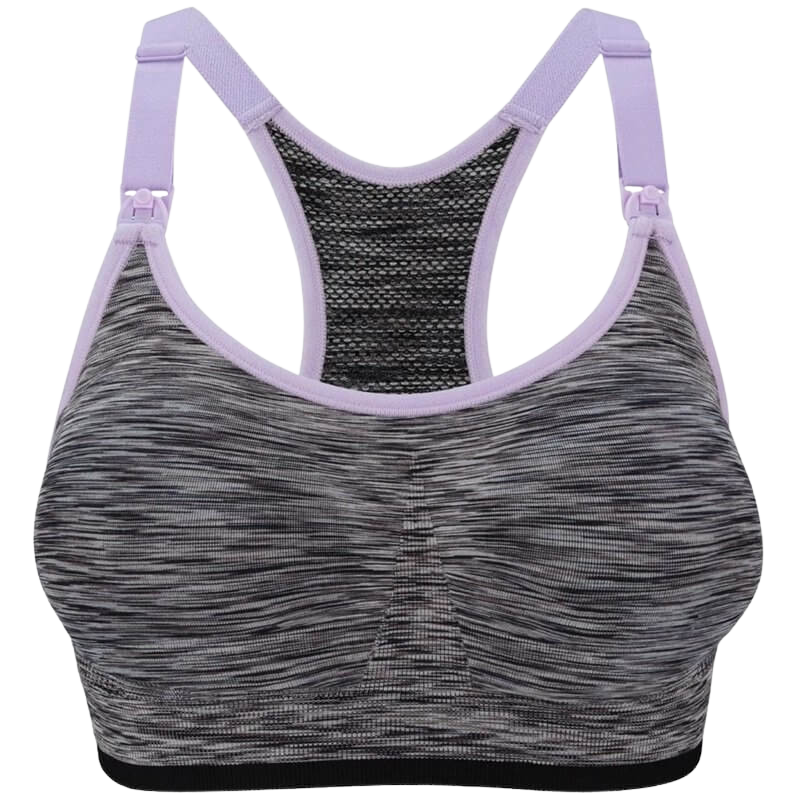 Bravado Designs Body Silk Seamless Rhythm Nursing Bra - Black Spacedye