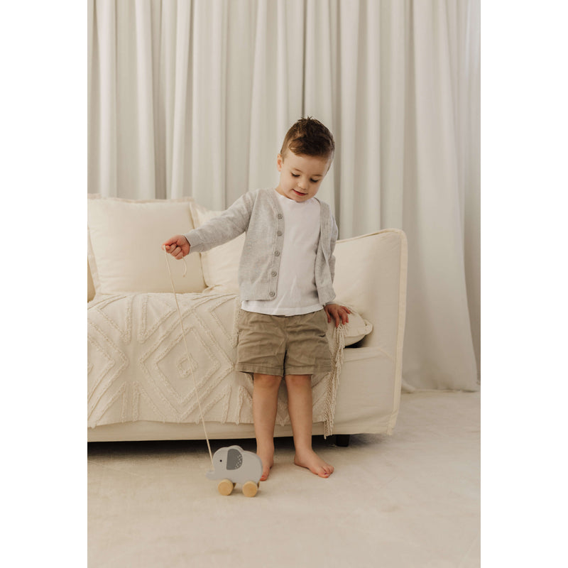 Wooden Elephant Pull Along Toy