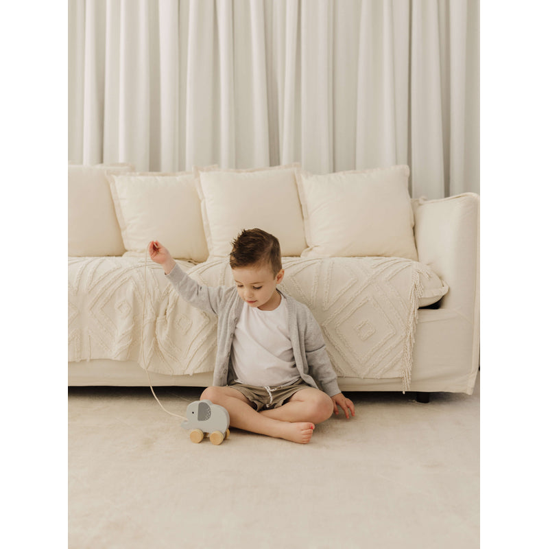 Wooden Elephant Pull Along Toy