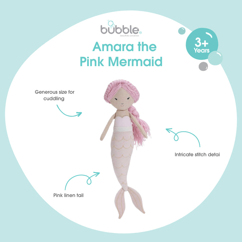 Bubble Plush Toy - Amara the Mermaid