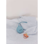 Bubble Silicone Pacifier Holder - Blue